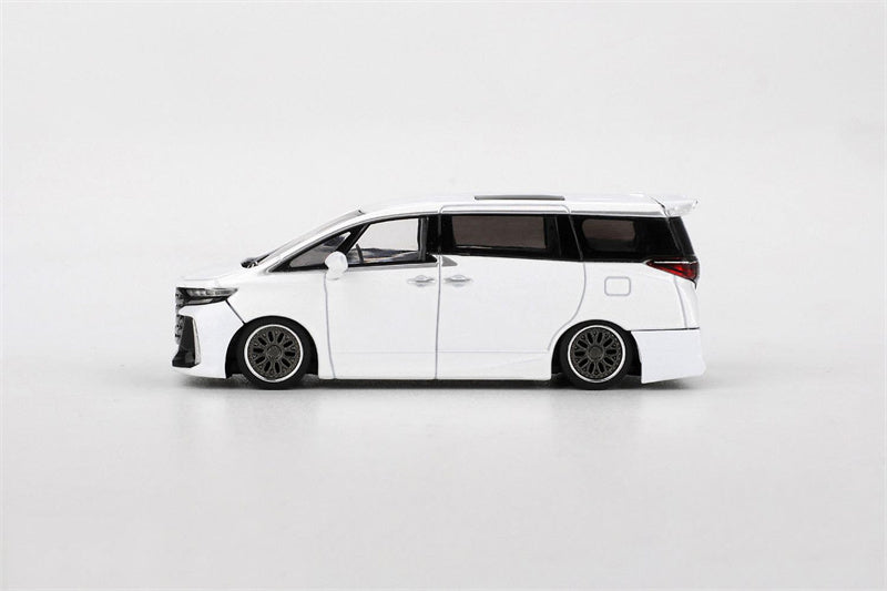 1:64 Toyota Vellfire 40 KUHL White MINIGT DIECAST Model