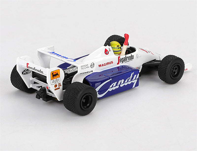1:64 Toleman TG184 #19 Monaco Grand Prix 2nd Place Ayrton 1984 MINIGT DIECAST Model