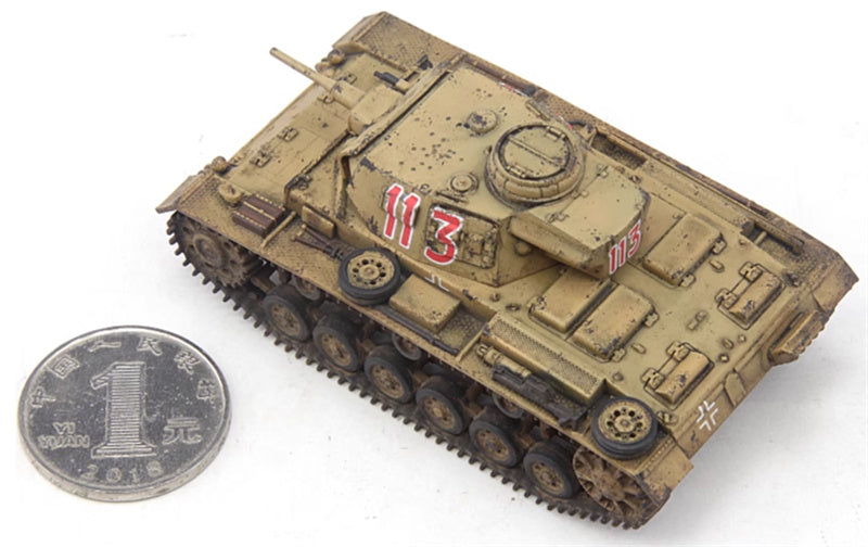S-MODEL Tank No. 3 G-type African Army #113 1:72 Tank Pre-built Model