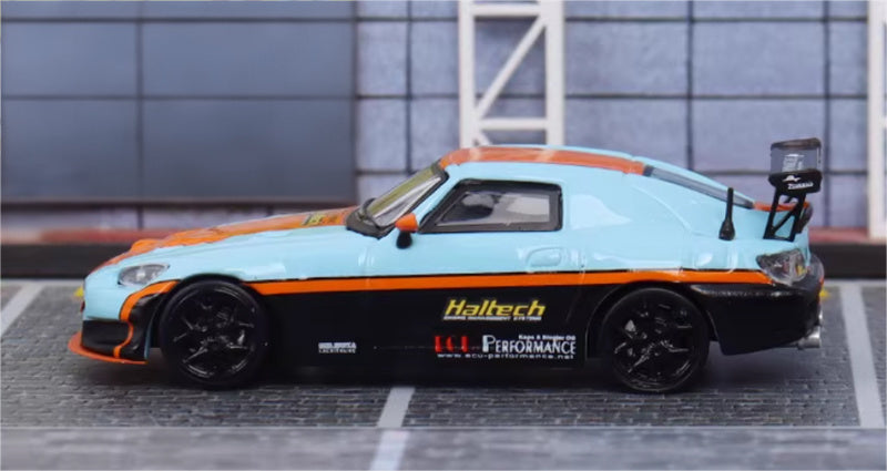 SW Honda S2000 Gulf Painting Limited Edition 499PCS ONLY 1:64 car Pre-built Model view3