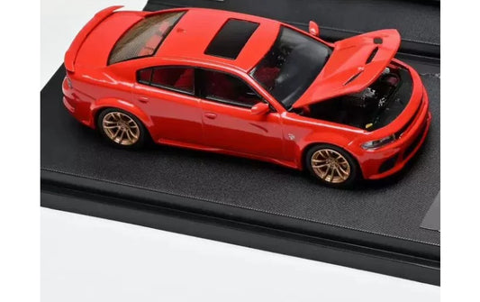 1:64 DODGE Charger SRT  Fury Red 7CM MODEL  Limited Edition 599PCS ONLY DIECAST Model