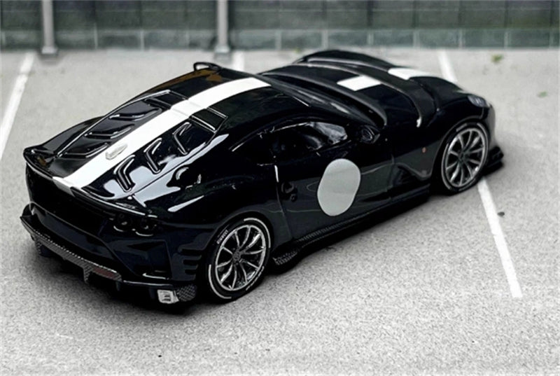 TOC Ferrari FE812C Coupe Sports NERO B/B 1:64 Car Pre-built Model