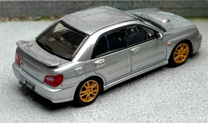 1:64 Subaru Impreza WRX STI 7th Generation Sedan  Silver Gray Furuya DIECAST Model