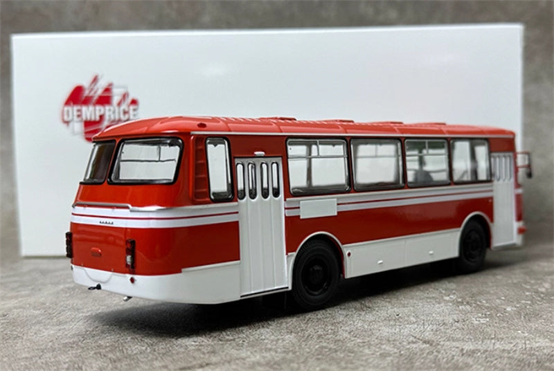 DEMPRICE Russian 695 Bus red - white 1:43 Bus Pre-built Model view4