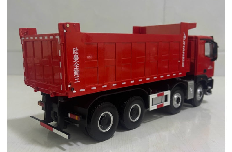 FOTON Auman Kunlun Dump Truck Red 1:24 Truck Pre-built Airliner Model Display view1