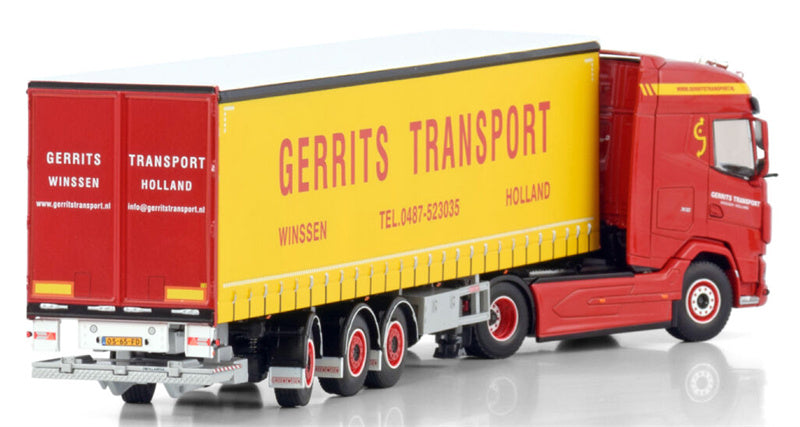 1:50 WSI DAF XG 4X2 TRIDEC CURTAINSIDE Gerrits Transport