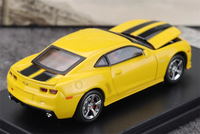 Fine works 64 Chevrolet Camaro Yellow Hard Top Limited Edition 1000PCS ONLY 1:64 Car Pre-built Model view4