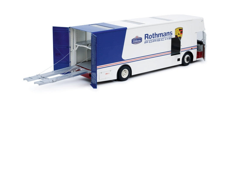 Schuco Mercedes Benz O317 K Race Trans. ROTHMANS blue/white 1/18 DIECAST Truck