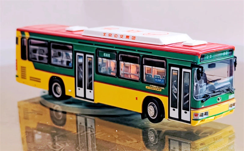 Beijing Public Transport New version Jinghua BK6111 single Machine route 380 1:64 Bus Pre-built Model view6