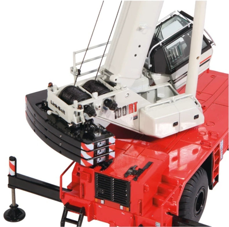 1:50 Link-Belt  100 RT NZG  White Red Diecast Model