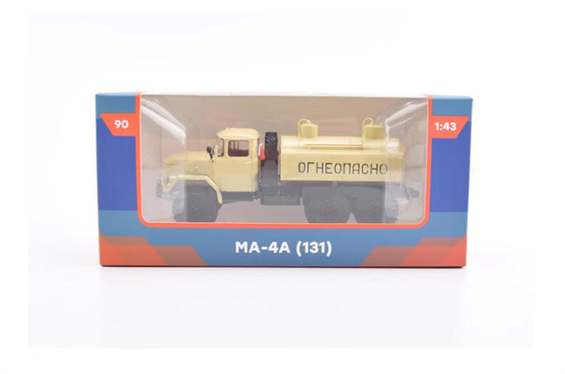 Modimio Soviet Leutov Forest Wilderness Swamp Off road Oil Transport Vehicle MA-4A(ZIL-131) 1:43 Truck Pre-built Model