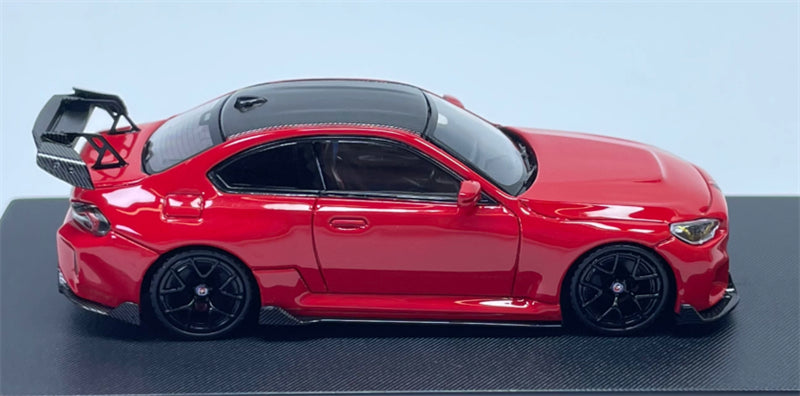 1:64 BMW M2 Mk2 G87 red SW Limited Edition 499PCS ONLY DIECAST Civil Car Model