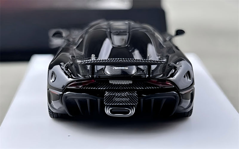 1:64 Koenigsegg Regera Pearlescent Black SC ART DIECAST Civil Car Model