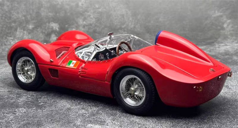 CMC Maserati Tipo 60 Birdcage 1960 Ex Nick red Fully open car Limited Edition 1000PCS ONLY 1:18 Car Pre-built Model view5