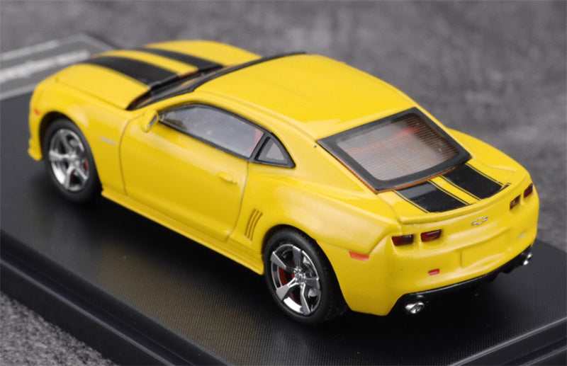 Fine works 64 Chevrolet Camaro Yellow Hard Top Limited Edition 1000PCS ONLY 1:64 Car Pre-built Model view2
