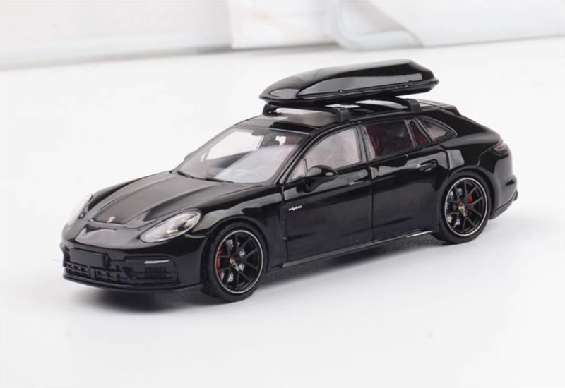 1:64 Porsche Panamera Sport Turismo Travel version Limited Edition 699pcs ONLY  Black Rhino Model DIECAST Model