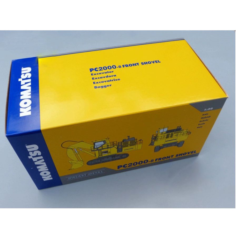 NZG KOMATSU PC2000-8 front shovel excavator 1/50 DIECAST Truck Lorry