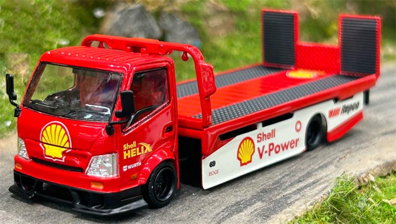 1:64 Hino H300 Shell V-Power Red/White COOL.CAR DIECAST Model
