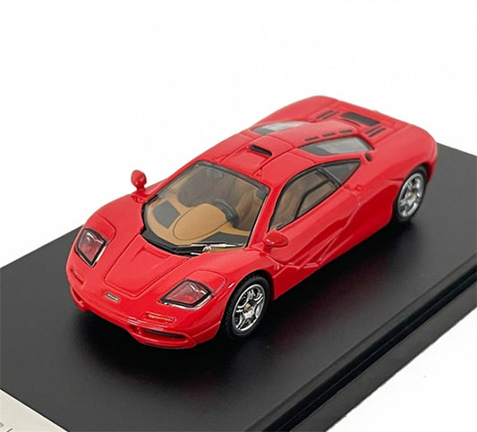 LCD-MODELS Mclaren F1 Super Car Red 1:64 car Pre-built Model view1
