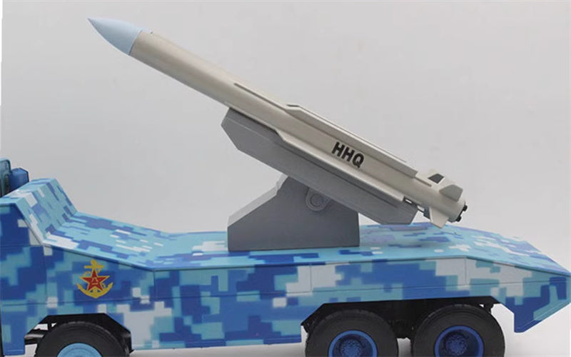 Sinotruk Howo Hongqi 16 Anti Ship Missile Launch Parade Vehicle 70th anniversary Digital Camo 1:24 Tank Pre-built Model view10