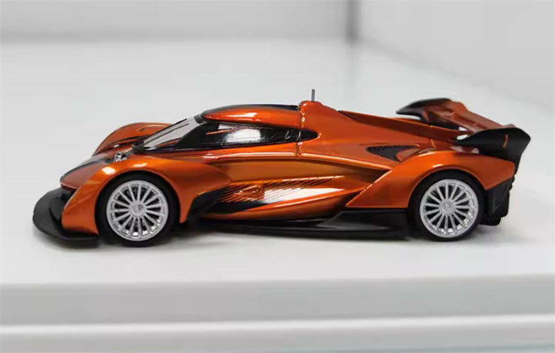 LMLF MODEL Mclaren solus GT supercar Metallic Orange 1:64 Car Pre-built Model view3
