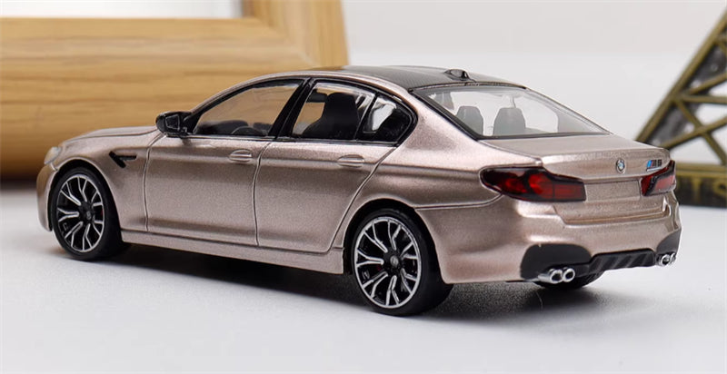 1:64 BMW M5 F90 Champagne Gold MJ Model Limited Edition 999PCS ONLY DIECAST Civil Car Model