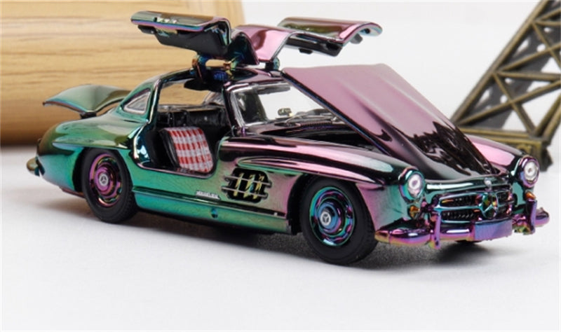 1:64 Mercedes Benz W198 300SL Chrome DCM DIECAST Limited Edition 300pcs ONLY Model