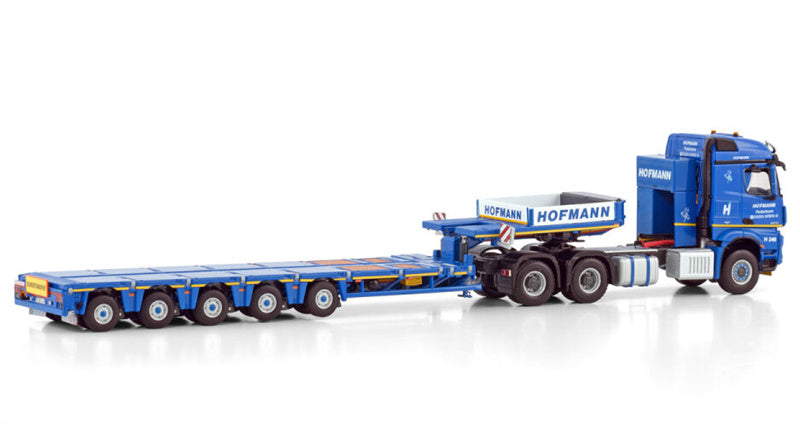 WSI AROCS MP4 STREAMSPACE 6X6 NOOTEBOOM MCO PX - 5 AXLE Hofmann 1:50 Model