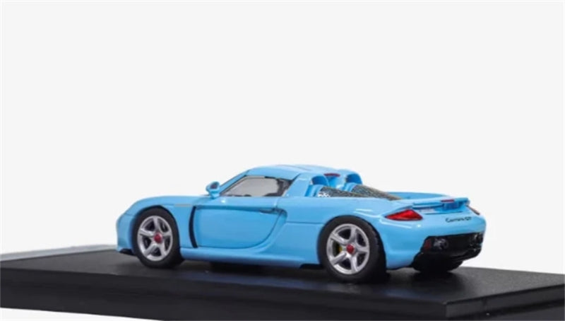 Funny Model Porsche Carrera GT Blue Removable Roof Limited Edition 599PCS ONLY 1:64 car Pre-built Model view2