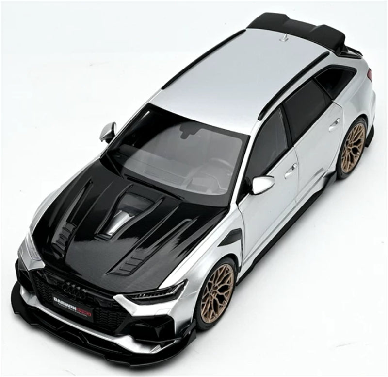 1:18 Audi DarwinPRO RS6  Silver/Black Cover HF2 wheel hub KiloWorks  DIECAST Model