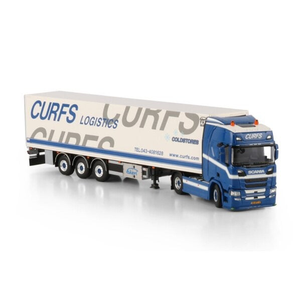 1:50 SCANIA CURFS R CR20H 4X2 REEFER TRAILER 3 AXLE WSI   DIECAST Model