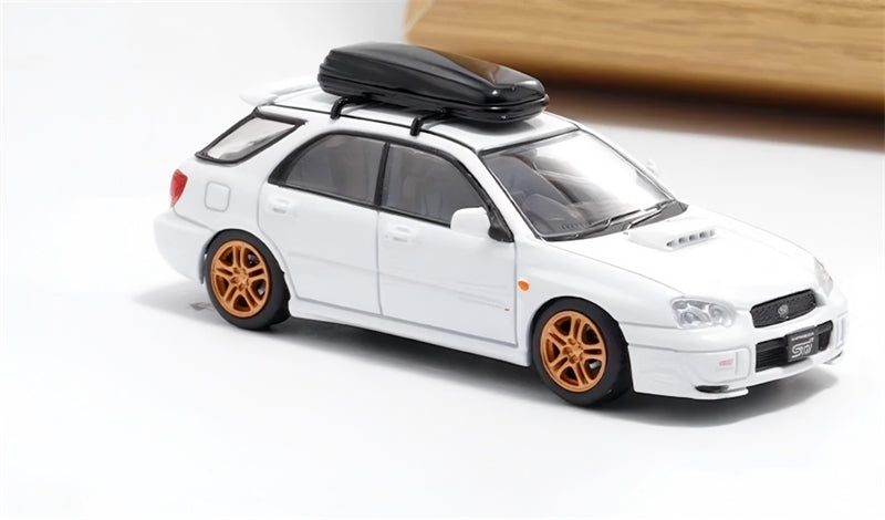 1:64 Subaru Impreza WRX STI 8th Generation Wagon  White Furuya DIECAST Model