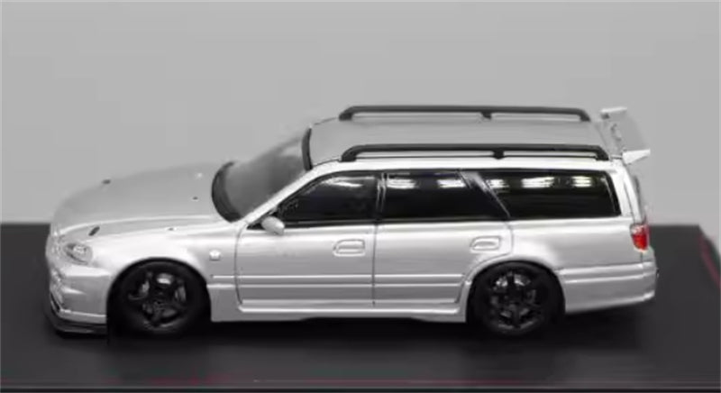 1:64 Nissan Stagea R34 Wagon Silver SW DIECAST Limited Edition 999pcs ONLY Model