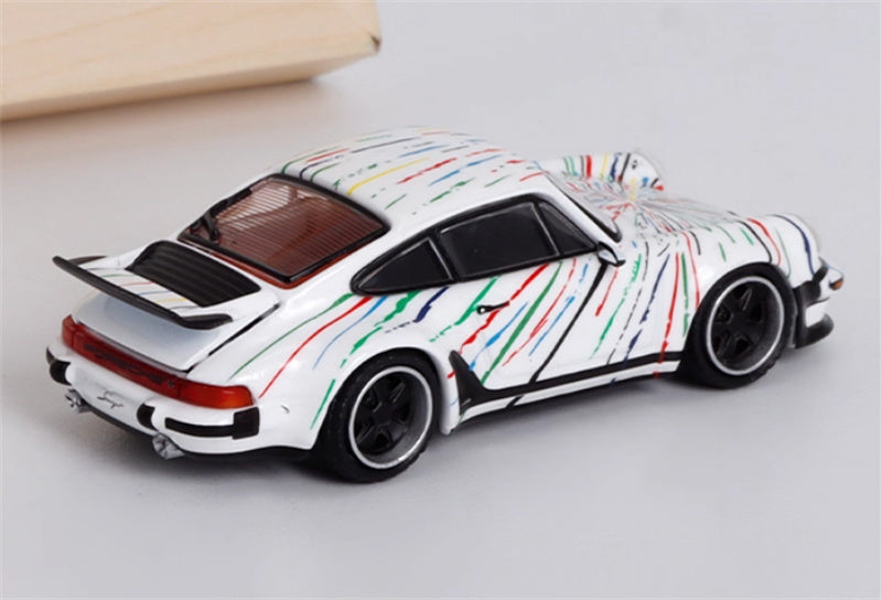 Rhino Model Porsche Singer Turbo Study 930 Speed section SJ87 coating 1:64 Car Pre-built Model view2