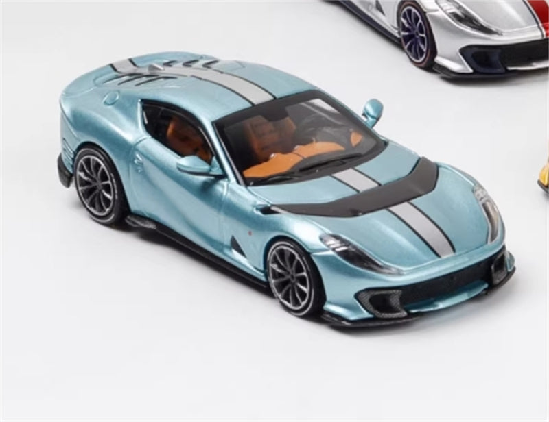 TOC Ferrari FE812C Coupe Sports CELEST MET 1:64 Car Pre-built Model