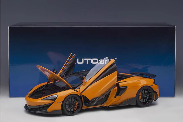 AUTOART McLaren 600LT sports car orange 1:18car Pre-a Model