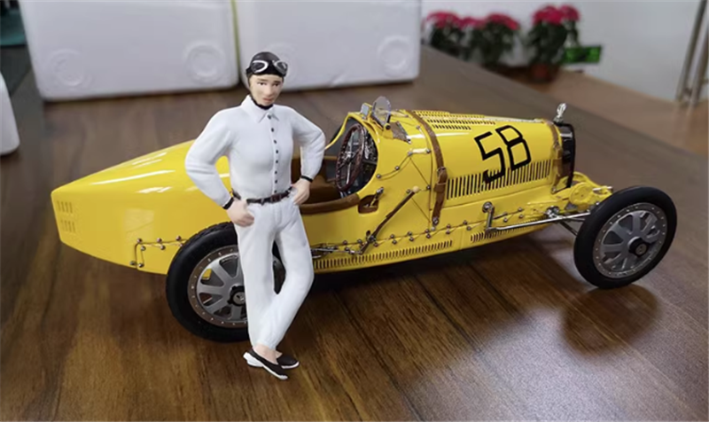 CMC Bugatti Type 35 Grand Prix #58 yellow 1/18car Pre-built Model