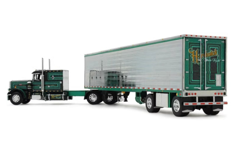 1:64 Peterbilt 359 DCP Green Diecast Model view2