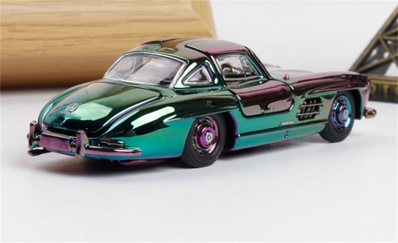 1:64 Mercedes Benz W198 300SL Chrome DCM DIECAST Limited Edition 300pcs ONLY Model