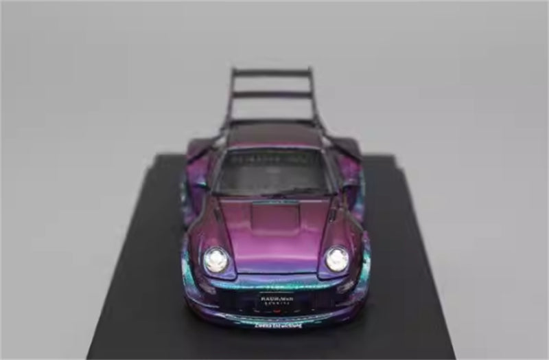 1:64 Porsche 911 RWB 993 Chameleon Purple SW DIECAST Limited Edition 499pcs ONLY Model