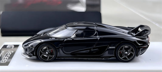 1:64 Koenigsegg Regera Pearlescent Black SC ART DIECAST Civil Car Model
