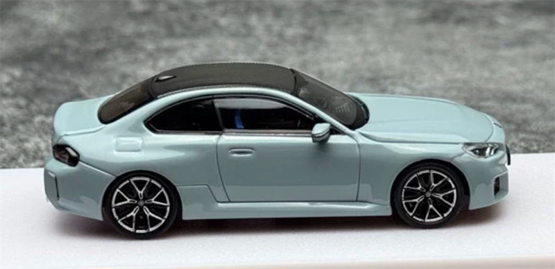 1:64 BMW M2 G87 Brooklyn Grey Howie Model DIECAST Civil Car Model