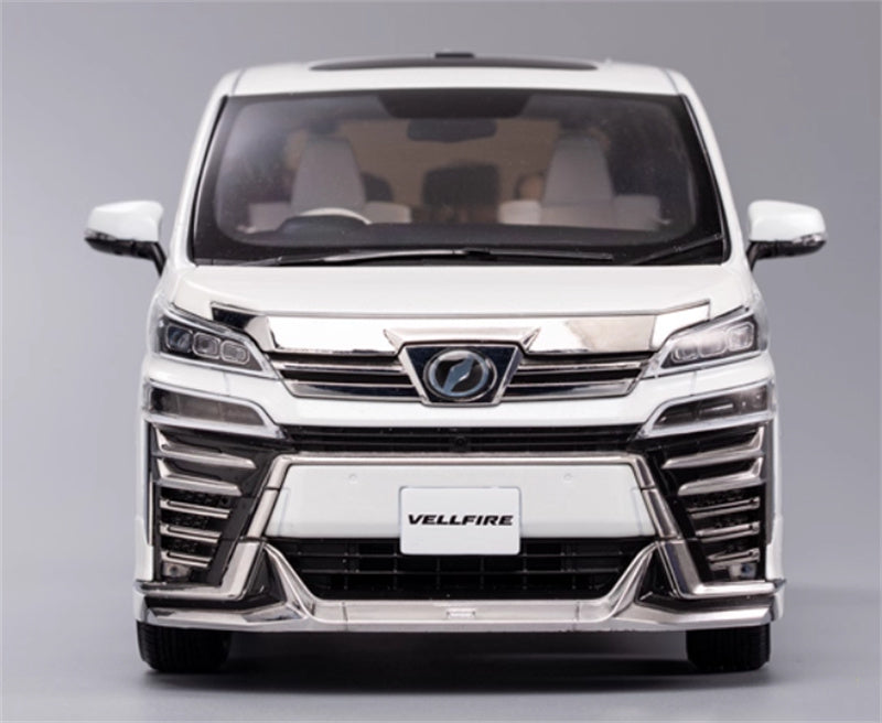 KengFai Toyota Vellfire MPV Business Vehicle white Right hand drive 1:18 Car Pre-built Model view9