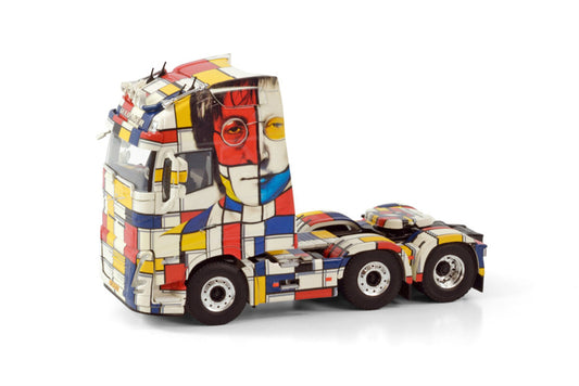 WSI VOLVO FH5 GLOBETROTTER XL 6X2 TWIN STEER GULDAGER 1:50 Truck Pre-built Model