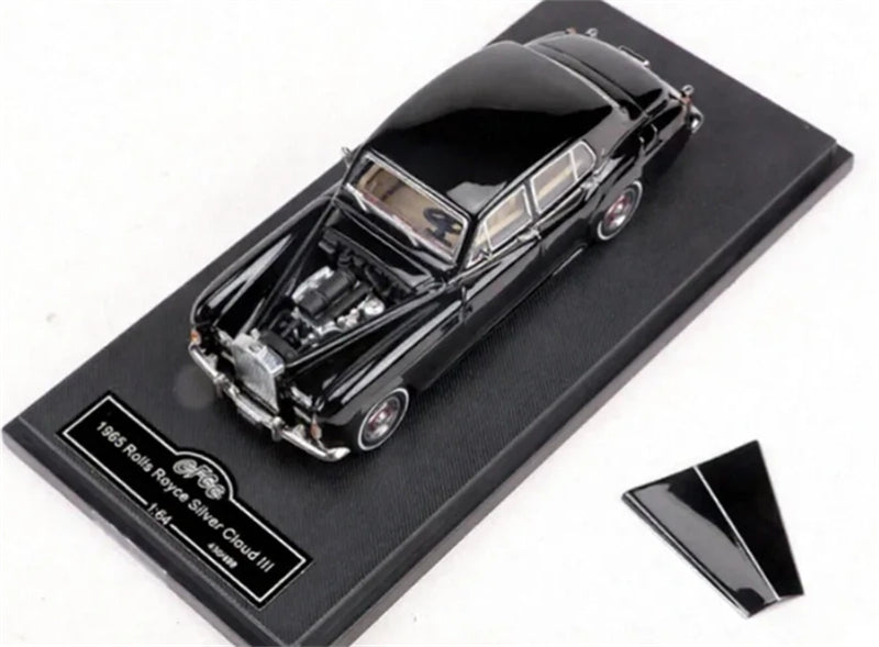 GFCC 1965 Rolls Royce Silver Cloud III classic car Black LHD 1:64 car Pre-built Model view3