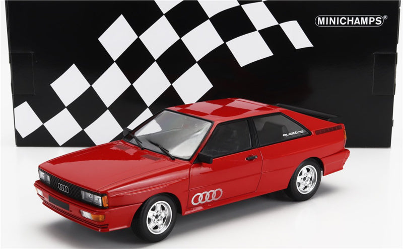 MINICHAMPS Audi Quattro red 1:18 Car Pre-built Model view9