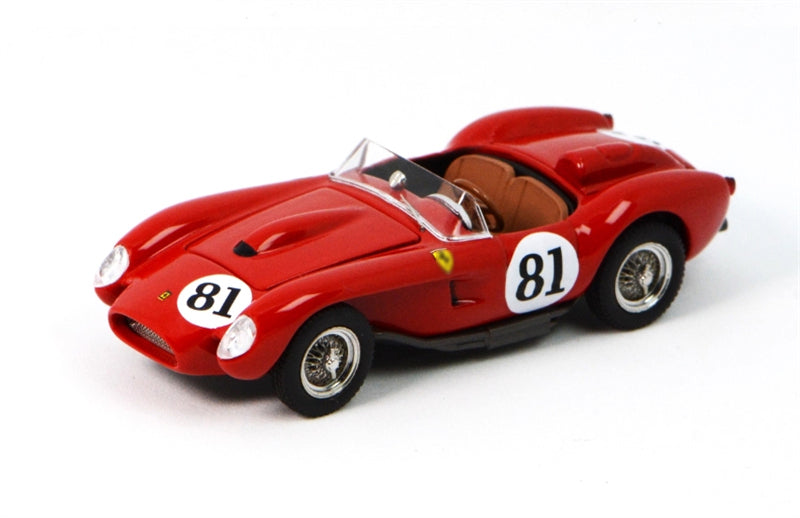 GFCC 1957 Ferrari 250 Testa Rossa Racing Red #81 LHD 1:64 car Pre-built Model view1