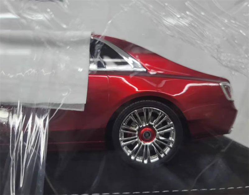 HH Model Rolls Royce Ghost Red 1:18 Car Pre-built Model view5