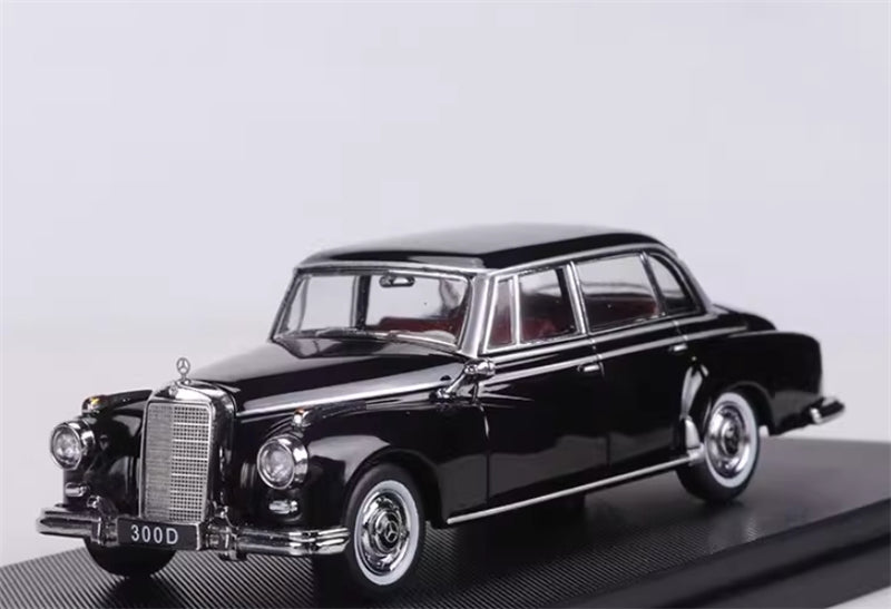 GFCC Mercedes Benz 300D 1959 classic car Black LHD 1:64 car Pre-built Model view4