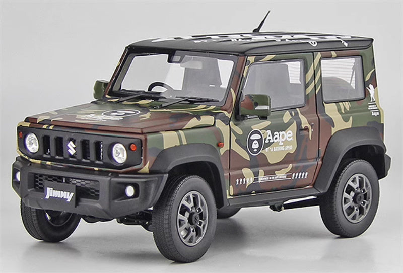 BM Creations Suzuki Jimny JB74 2018 Camouflage Field Edition Right hand drive Limited Edition 600PCS ONLY 1:18 Car Pre-built Model view1
